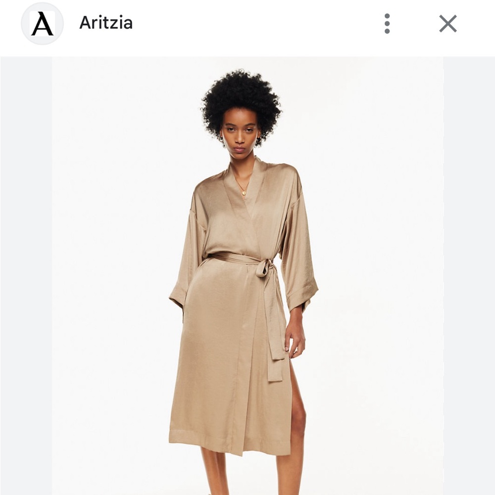 Aritzia, Little Moon Silk Cardigan